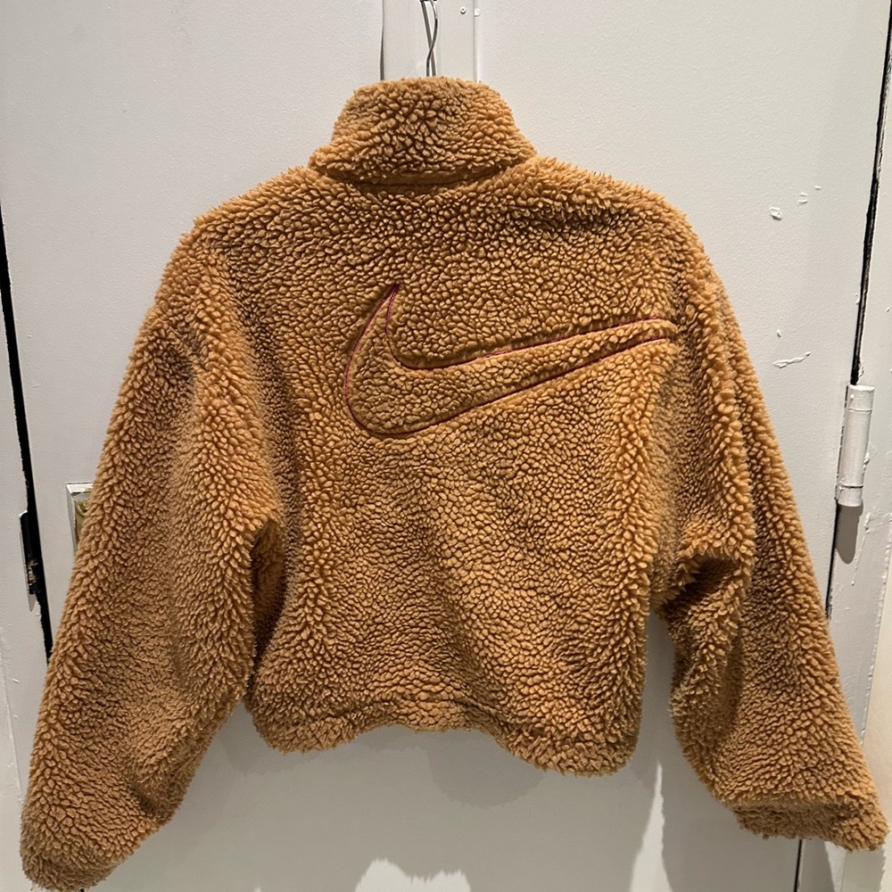 Nike Tan Sherpa Jacket